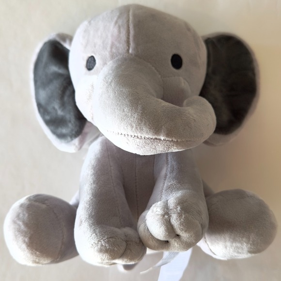 Bedtime Originals Other - NEW Bedtime Originals Humphrey Choo Choo Gray Plush Elephant-Stuffed Animal